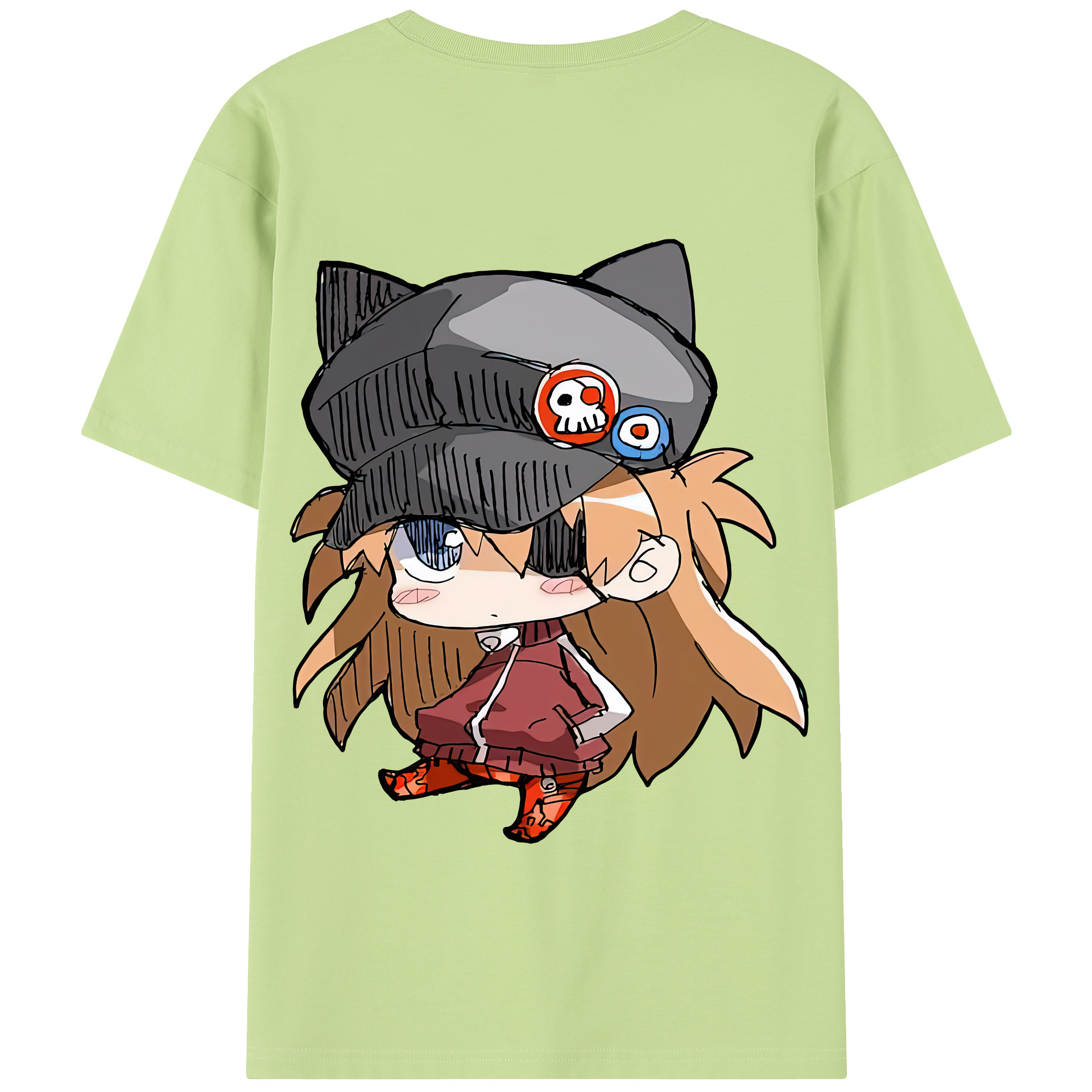 （画像用） EVA 新世紀エヴァンゲリオン 綿100％半袖Tシャツ（背面プリント）